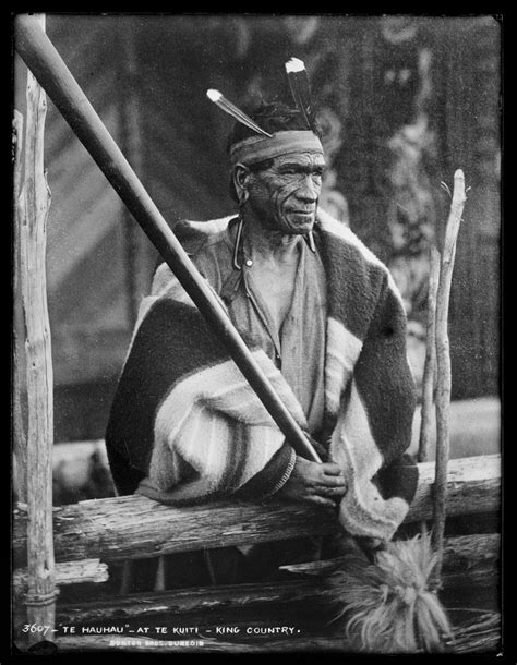 Te Hauhau A Maori Chief And Member Of The Pai Mārire Syncretic