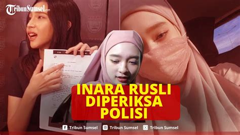 Inara Rusli Tertunduk Lesu Usai Diperiksa Polisi Karena Fitnah Tenri