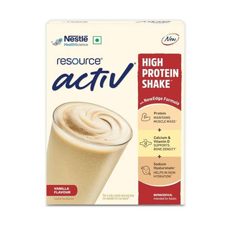 Buy Nestle Resource Activ High Protein Vanilla Flavour Powder 400 Gm