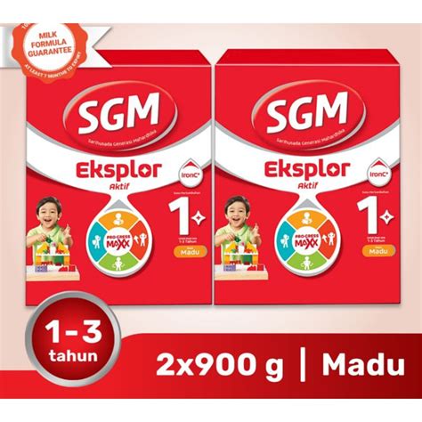 Jual SGM Eksplor Aktif Pro GressMaxx 1 Madu Twin Pack Shopee Indonesia