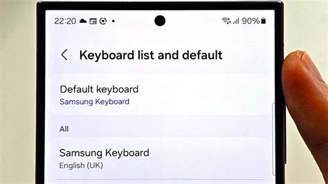 How To Change Keyboard On Samsung Galaxy S24 Ultra Youtube