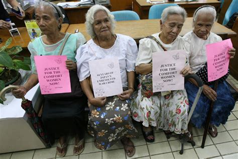 Philippine Comfort Women Protest For Justice