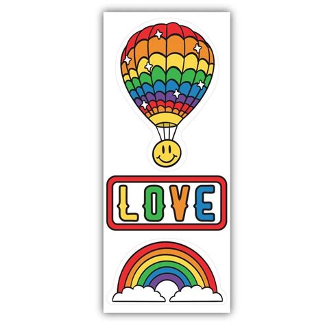 Rainbow Decal Sticker Set - Calendars.com