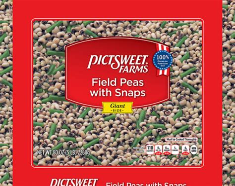 Field Peas With Snaps Clear Bag Vegetables Pictsweet Farms