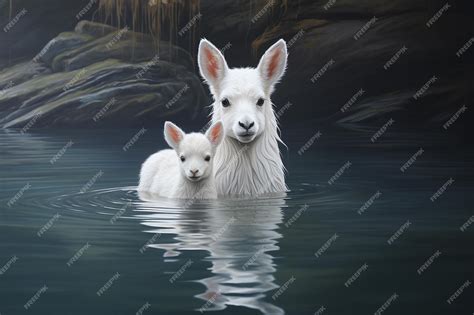 Premium Ai Image Albino Animals Lack Of Pigment In The Skin And Its