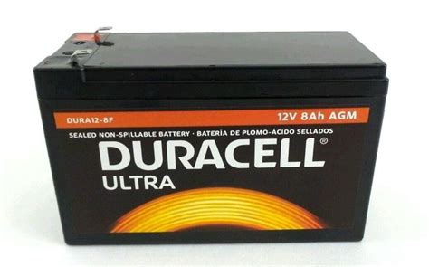 Duracell Dura F Ultra Sealed Non Spillable Battery V Ah Agm