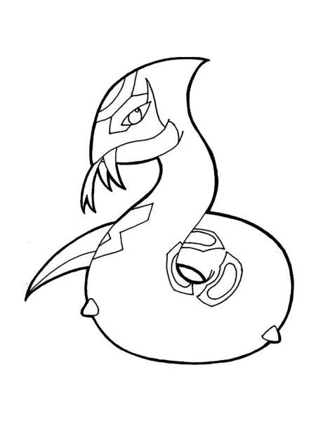 Seviper Pokemon Coloring Pages