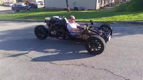 Sv650 reverse trike build - YouTube