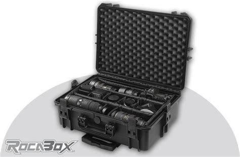 Rocabox Universele Trolley Camera Koffer Waterdicht IP67 Zwart