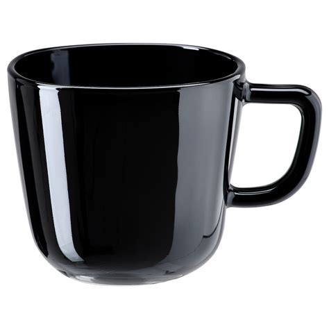 Backig Mug Black Cl Oz Ikea