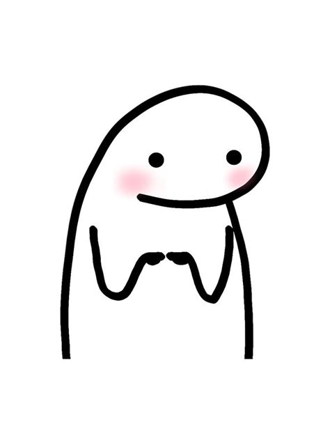 Flork Blushes Drawing By Stickers House Pixels