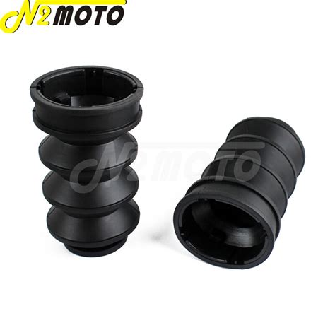 2pcs Motorcycle 39mm Fork Gaiters Gators For Harley Sportster Dyna FX