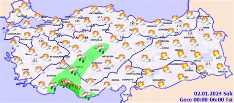 Meteorolojiden Yeni Y L N Ilk G N I In Sa Anak Uyar S Te Il Il