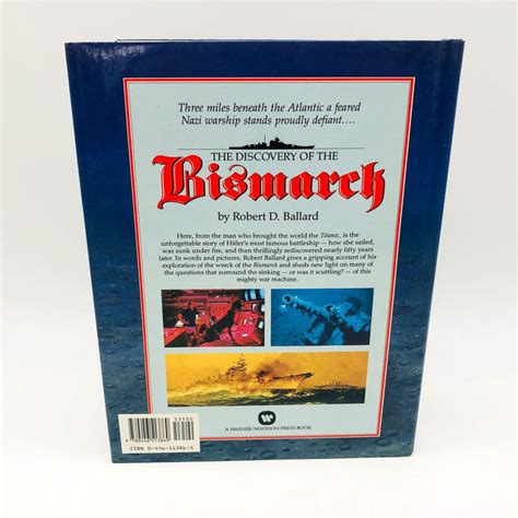 The Discovery Of The Bismarck Hardc Robert Ballard 1990 1st Edition Ba