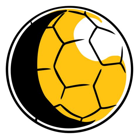 Gelber Fußball PNG Und SVG Design Für T Shirts