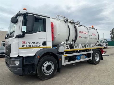 Hopdeals REF 84 New 2023 MAN 2200 Gallon Vacuum Tanker FOR HIRE