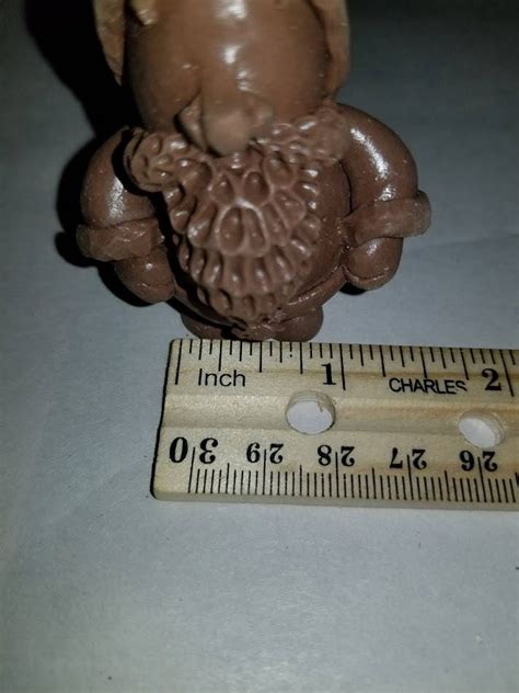 Unfinished Pecan Resin Small Roly Poly Style Santa Figurine With Pointy