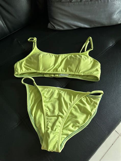 Beyond The Beach Polly Bikini Set In Neon Yellow Women S Fashion Swimwear Bikinis Swimsuits