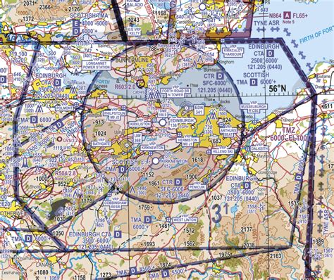 United Kingdom Scotland NATS VFR ICAO 2022 Digital Map Airmate Shop