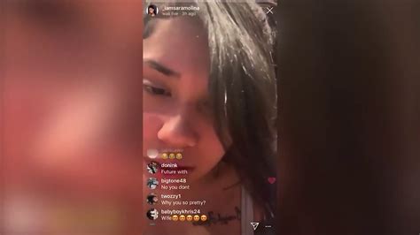 Sara Molina Ix Ine Baby Mama On Instagram Live February St