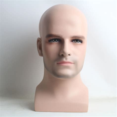 Realistic Fiberglass Male Mannequin Head For Wigs And Hat Display From ...