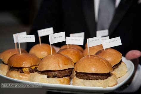 Berger Toothpick Flags In The Mini Burgers For Mr And Mrs Berger