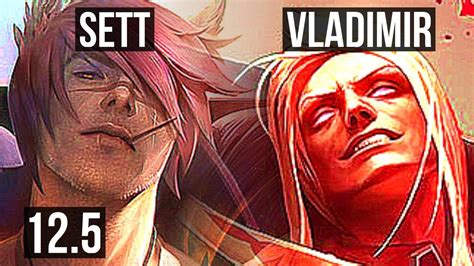 Sett Vs Vlad Top Defeat 6 Solo Kills Godlike 300 Games Tr