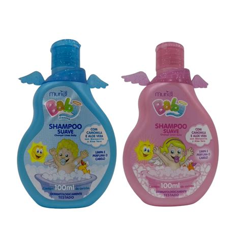 Shampoo Bebê Infantil Muriel Baby Menino Menina 100 ML Shopee Brasil