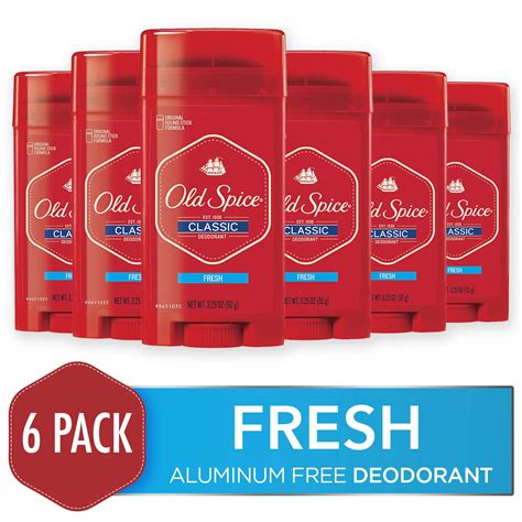 Old Spice Aluminum Free Deodorant For Men Classic Fresh Stick Robust