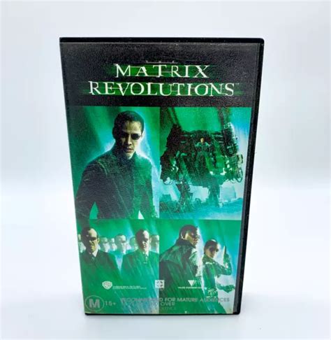 THE MATRIX REVOLUTIONS PAL VHS Video Tape Keanu Reeves 10 08 PicClick UK