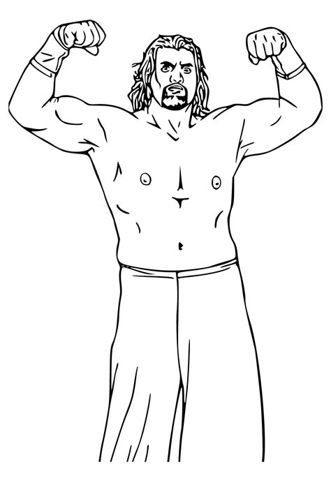 Wwe Gewalt Ausmalbild Und Malvorlage Zum Ausdrucken Kostenlos Für