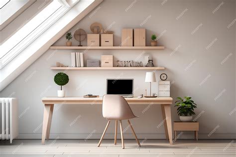 Premium Photo Whats The Best Way To Organize A Home Office With A Desk