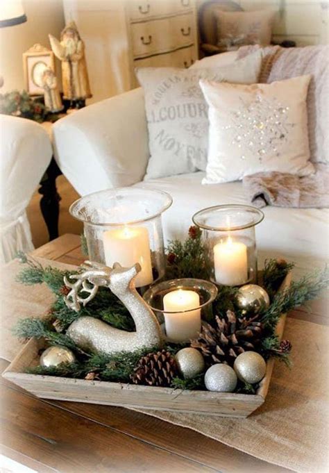 20+ Popular DIY Christmas Tabletop Decorations Ideas - SWEETYHOMEE