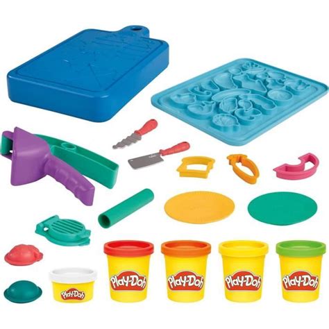 Play Doh Kit du Petit Chef Cuisinier pate à Modeler 14 Accessoires de