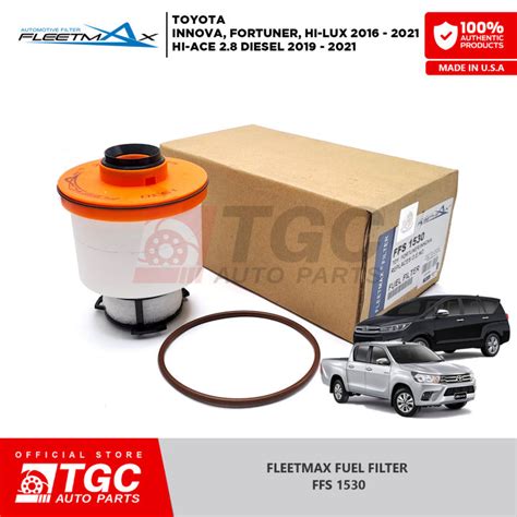 Fleetmax Fuel Filter Ffs For Toyota Innova Fortuner Hi Lux