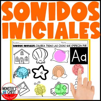 Beginning Sounds In Spanish Worksheets Sonidos Iniciales Hojas De Trabajo