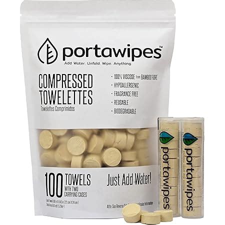 Amazon Portawipes Compressed Toilet Paper Tablet Coin Tissues