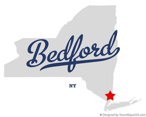 Map of Bedford, NY, New York