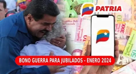 Nuevo Monto Del Bono Guerra Para Jubilados Enero 2024 COBRA HOY