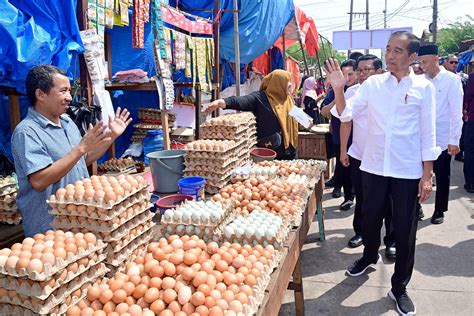 Presiden Jokowi Tinjau Pasar Senggol Dumai Pastikan Stabilitas Harga