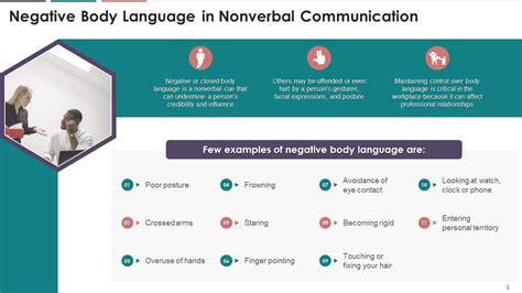 Tips For Effective Nonverbal Communication Training Ppt Presentation Graphics Presentation