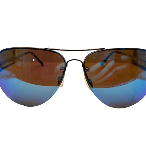 Quay Australia Mens Mirrored Aviator Sunglasses S