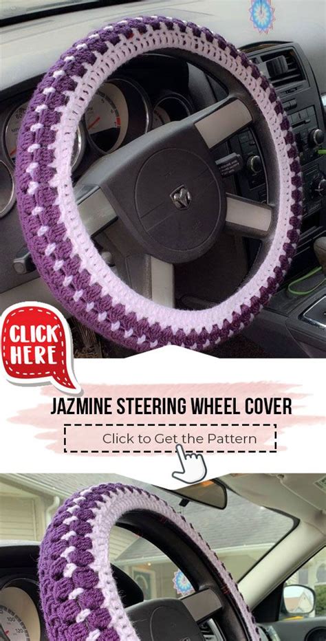 Stylish Crochet Jazmine Steering Wheel Cover Easy Pattern