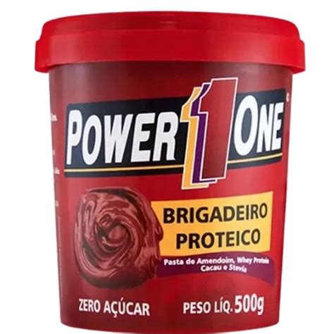 Pasta De Amendoim Power One 500g Shopee Brasil