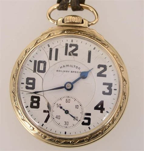 Hamilton 992b Railroad Pocket Watch Hamilton Railway Special