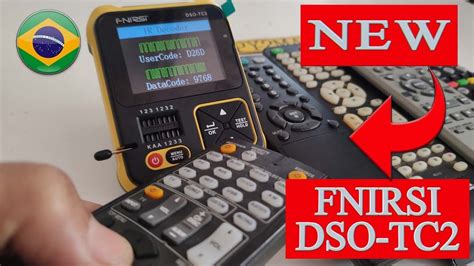 FNIRSI DSO TC2 IR DECODER TESTE VÁRIOS CONTROLES REMOTO YouTube