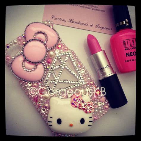 Diamond Hello Kitty Case Bling Phone Cases Iphone 4 Cases Cute Phone