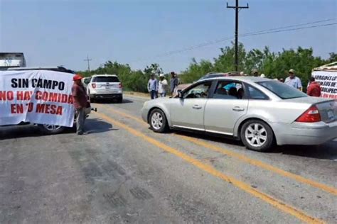 Continúan bloqueos carreteros pidiendo precio justo del sorgo en