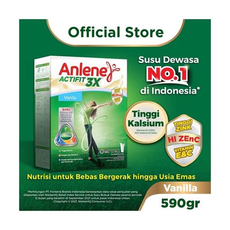 Anlene Actifit X Vanila Gr Indonesia Distribution Hub