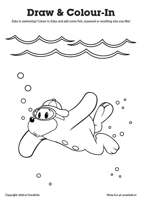 Zaky Coloring Pages Coloring Pages